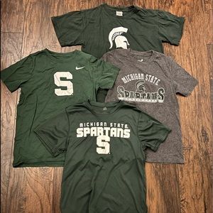 Boys size M - 4 Michigan state tshirt lot